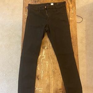 High Waisted Black Skinny Jeans H&M